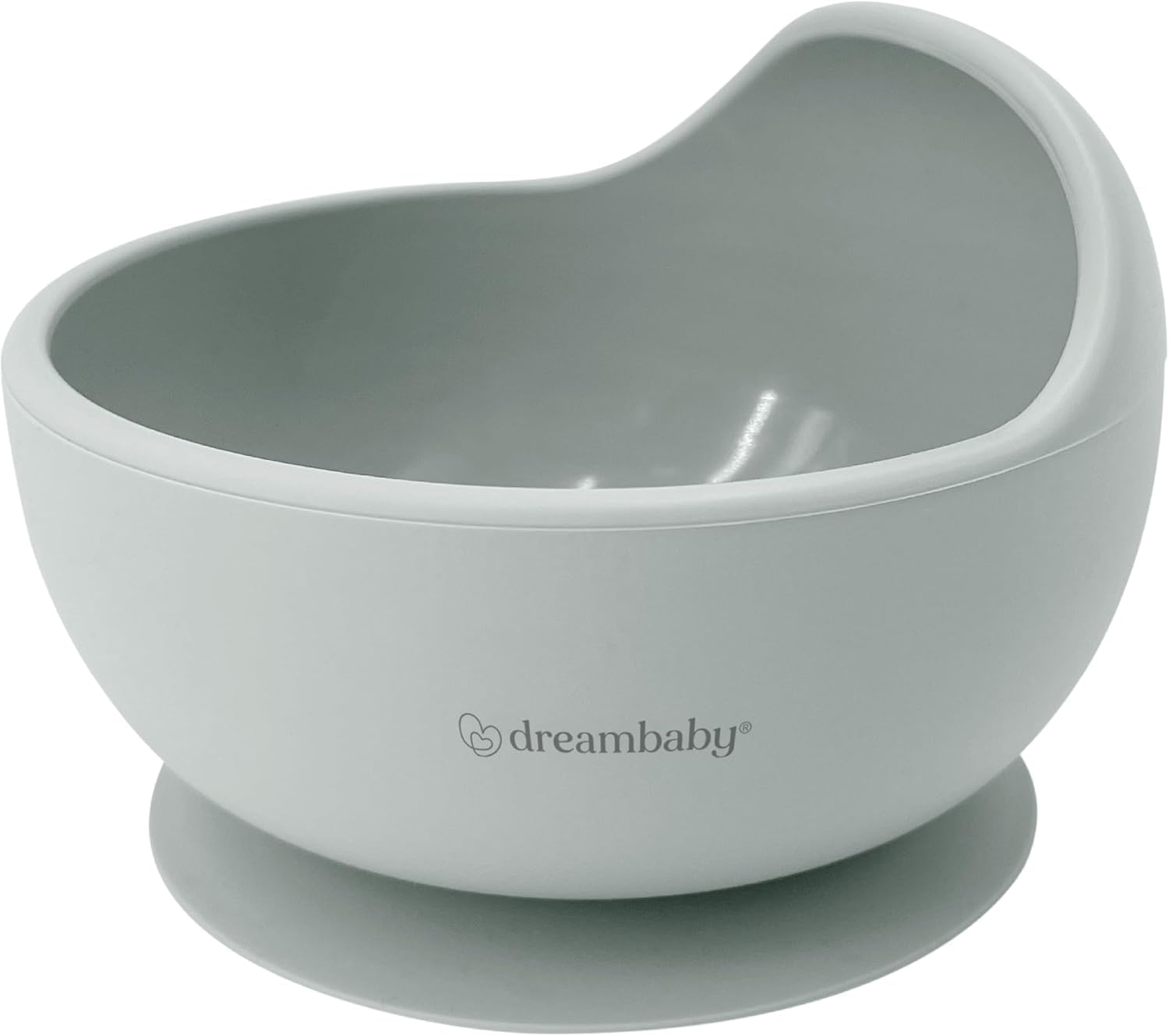 Dreambaby self-feeding bowl dishwasher-safe for quick cleanup.