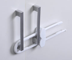 Dreambaby sliding locks in a kitchen pantry setup help keep contents safe and organized.