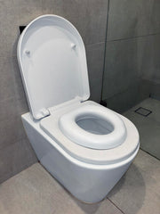 Dreambaby Soft Touch Potty Seat portable and lightweight for travel.