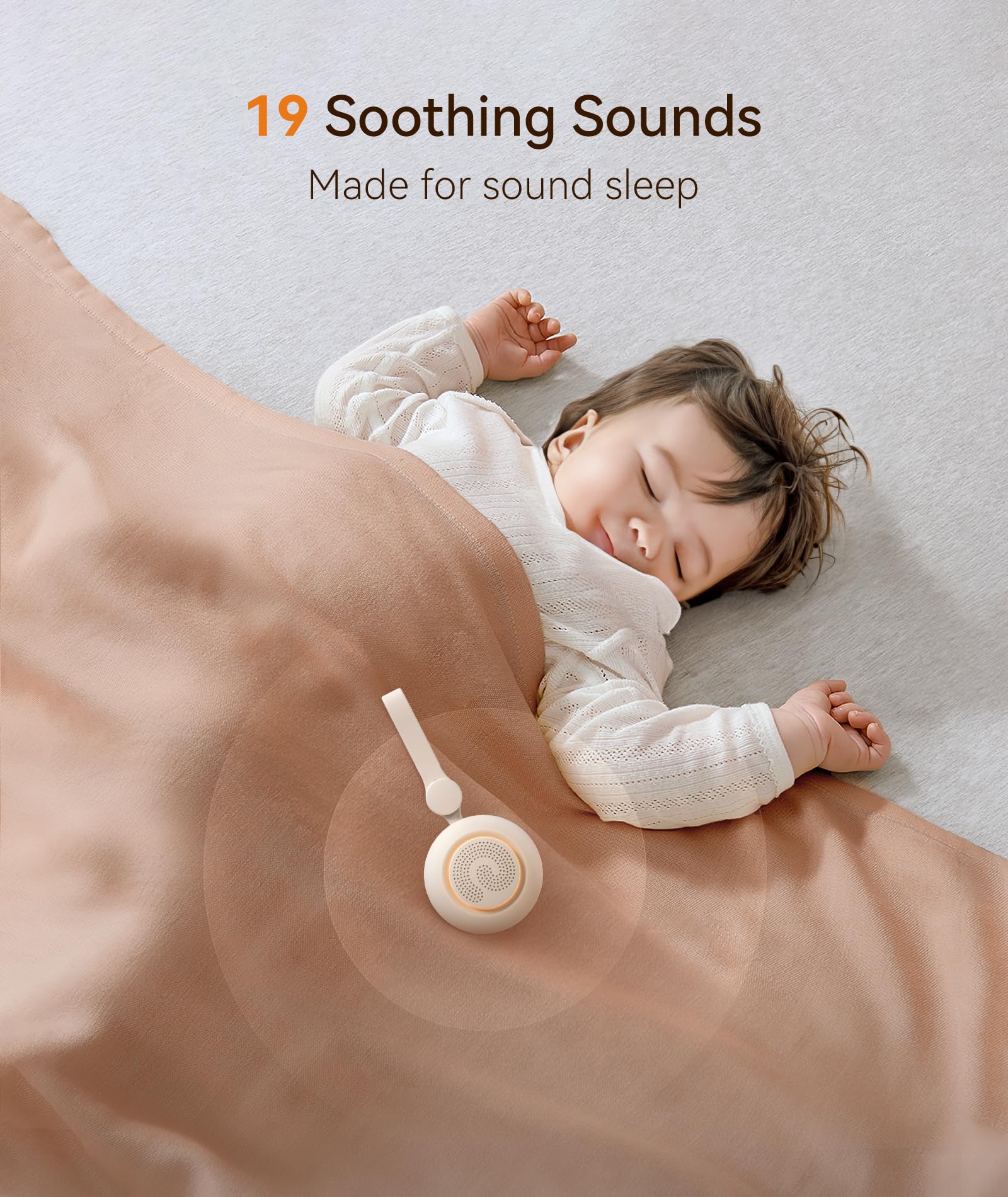 Dreamegg Sleep Lite-1 compact design fits in hand for travel.