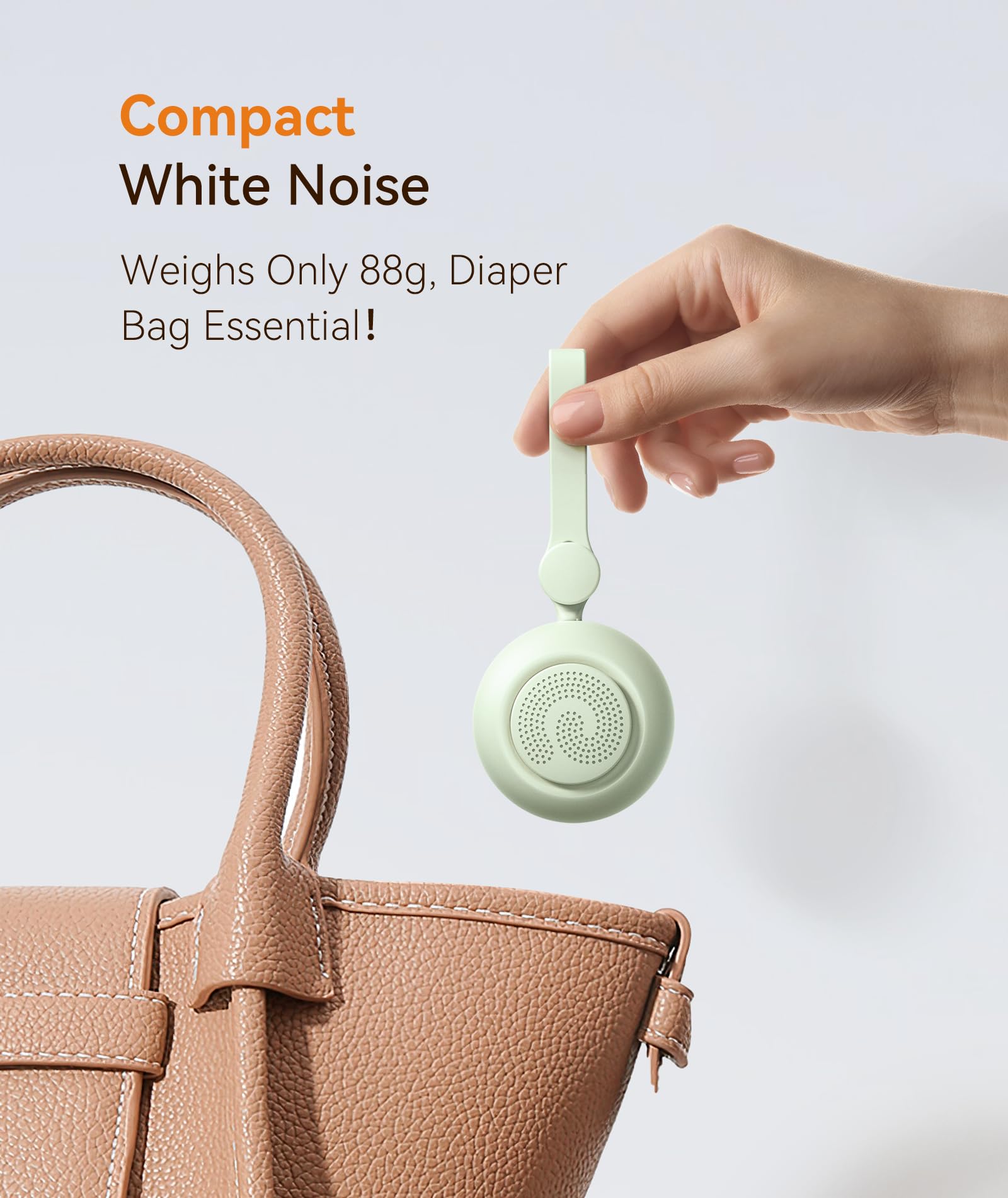Dreamegg Sleep Lite 1 adjustable volume and timer for customized soothing.