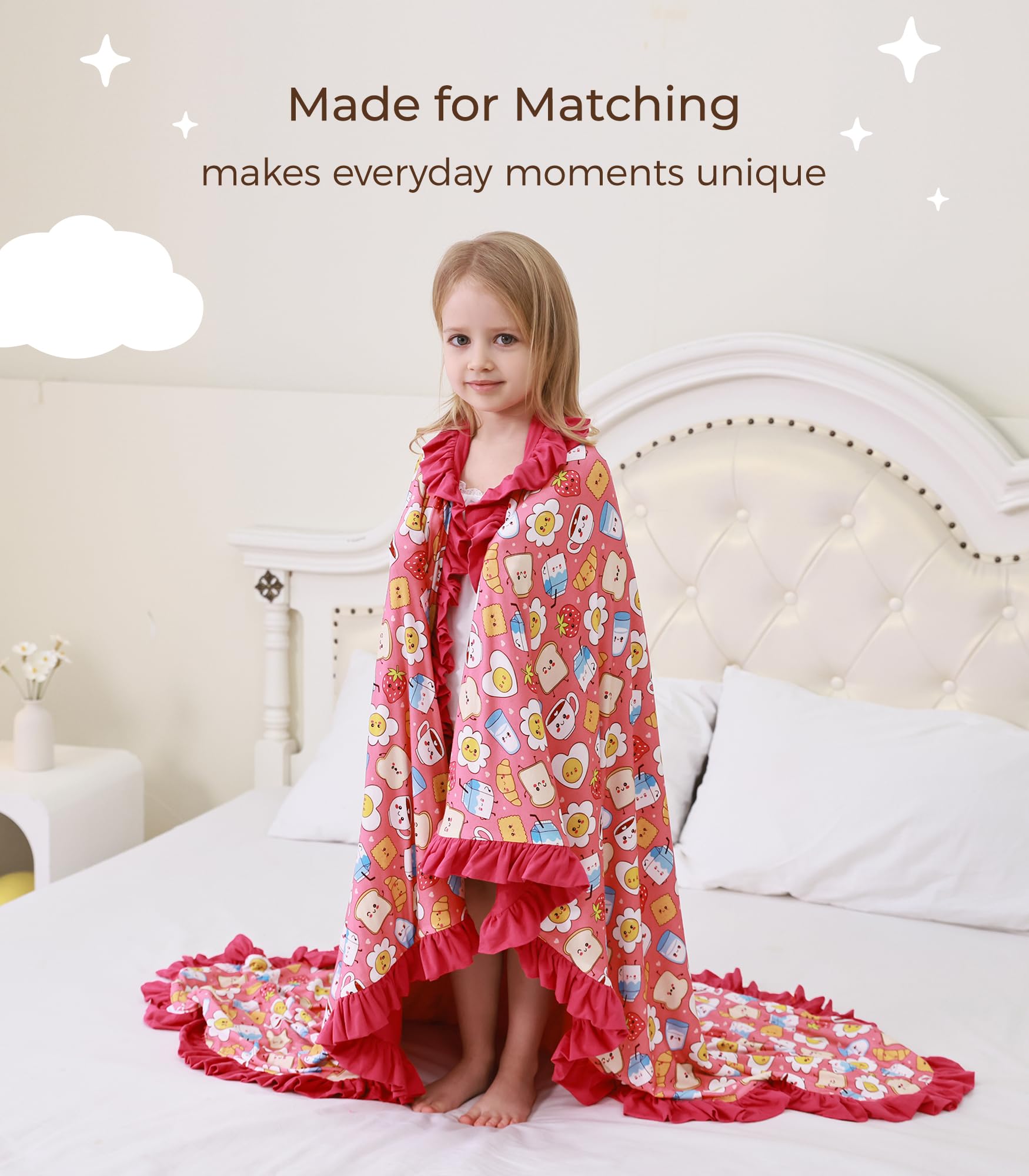 DreamHalo bamboo-viscose pink blanket on toddler bed, long-lasting comfort as they grow.