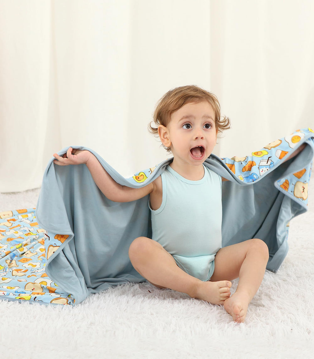 DreamHalo fabric closeup reveals bamboo-viscose texture and gentle stretch
