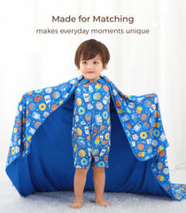DREAMHALO premium bamboo baby blanket closeup highlights buttery softness and moisture-wicking cooling