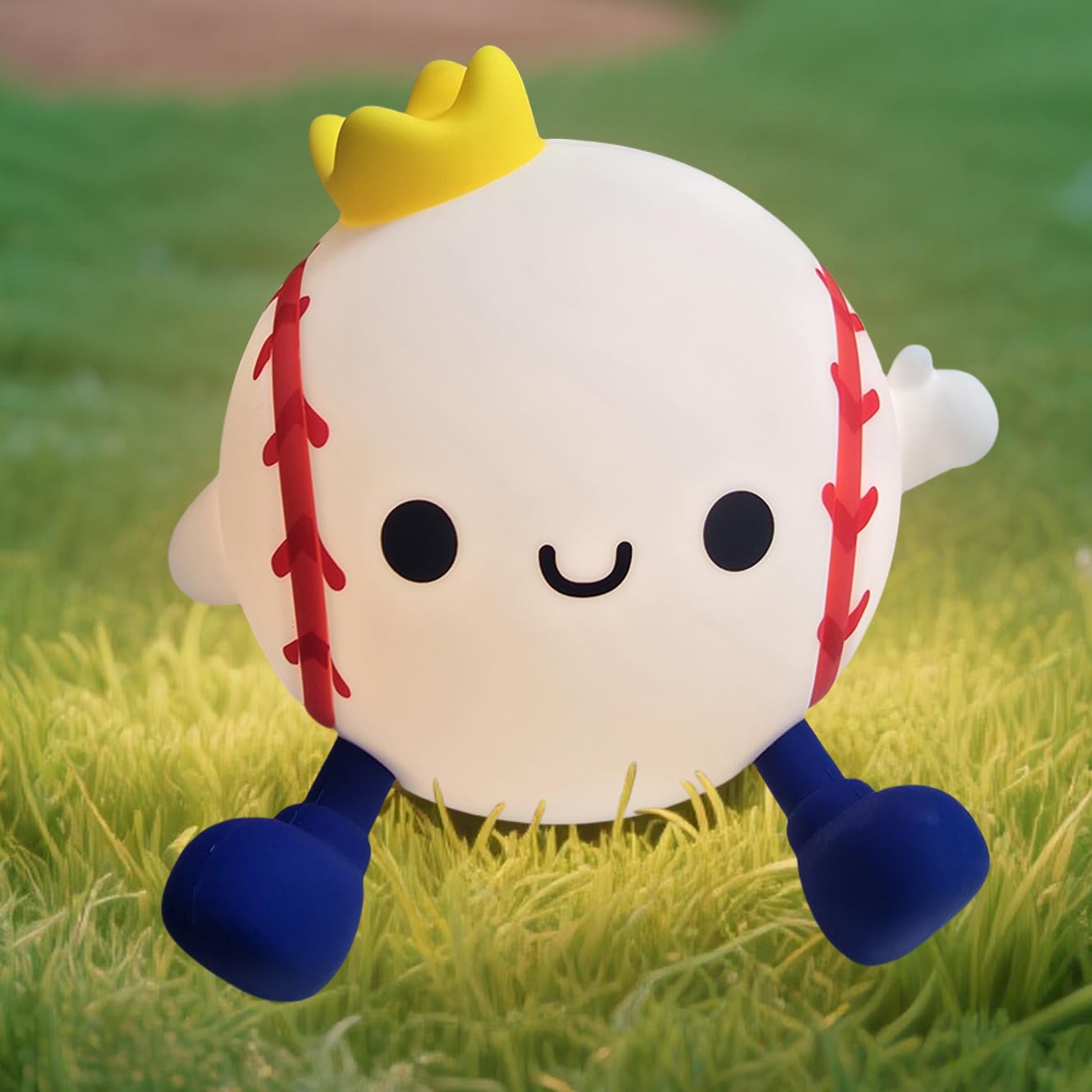 DREAMING MY DREAM baseball night light in soft silicone for safe nighttime play.