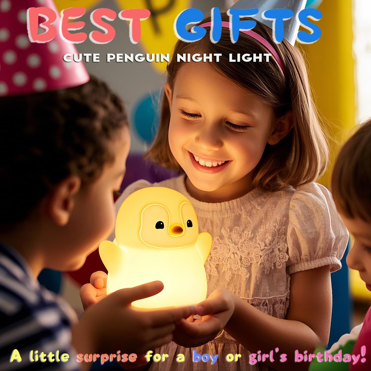 DREAMING MY DREAM penguin night light dorm decor doubles as cozy camp-style lamp.