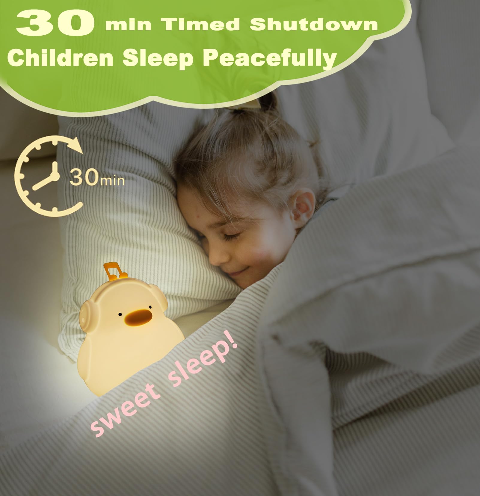 DREAMING MY DREAM portable duck night light ready for camping