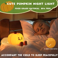 DREAMING MY DREAM pumpkin light is rechargeable and cordless for portable Halloween decor and night use.