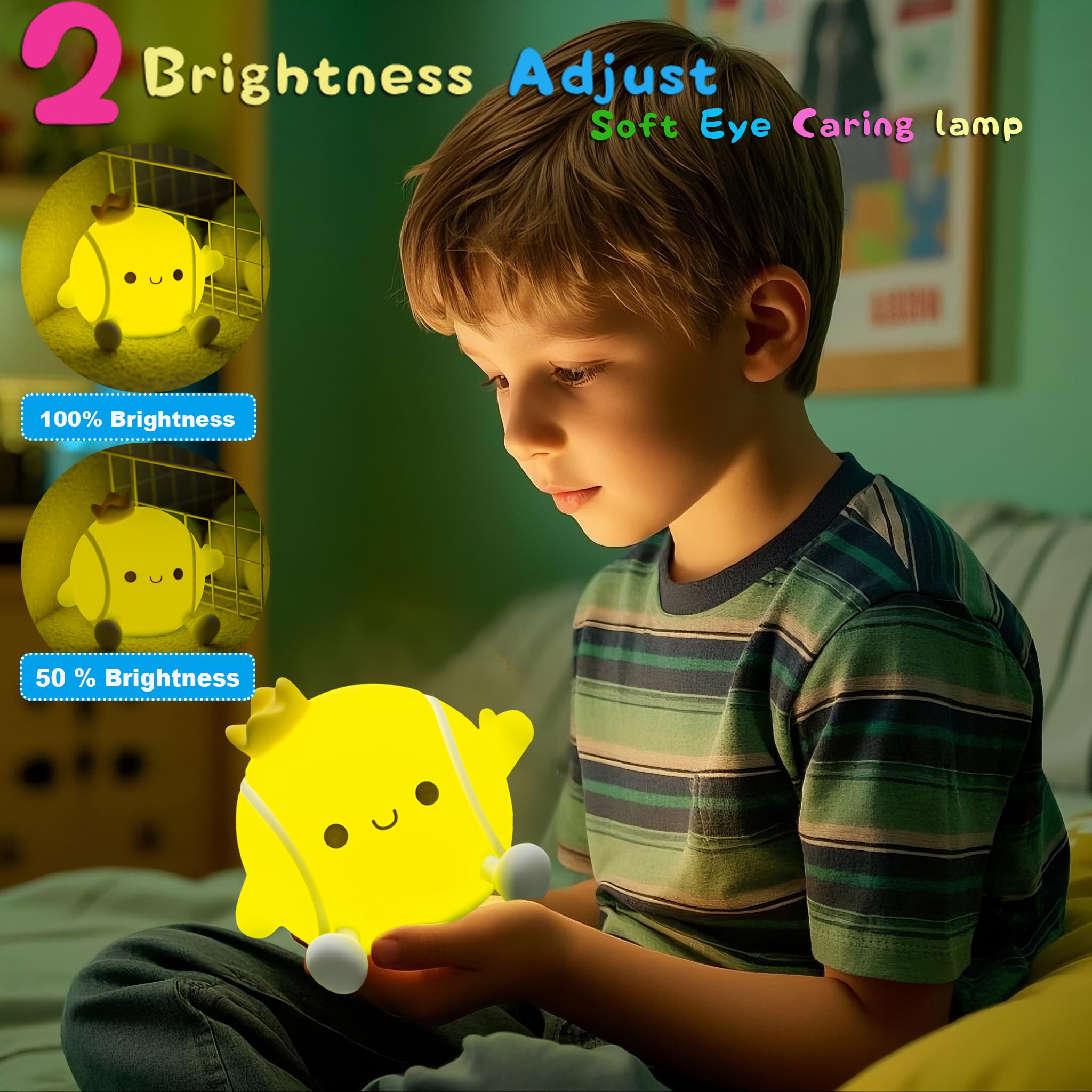 DREAMING MY DREAM Tennis Night Light silicone-material close-up, soft kneadable surface for stress relief