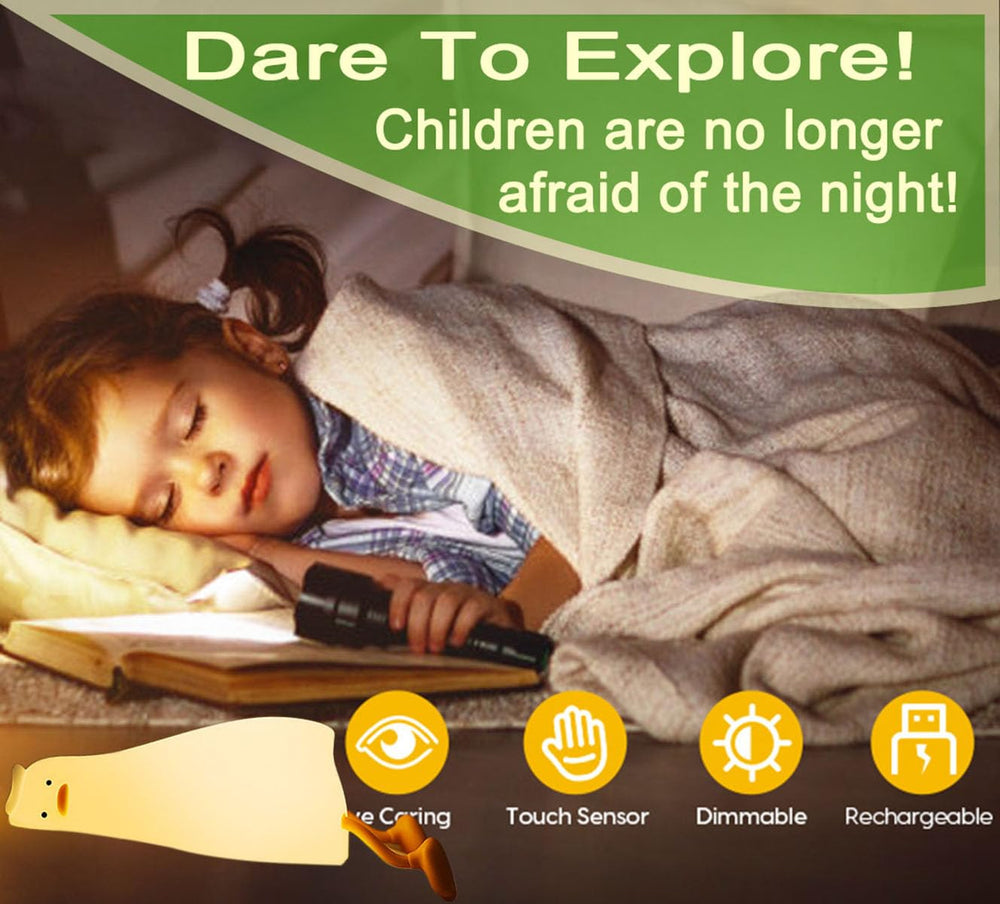 DREAMING MY DREAM 30-minute timer duck night light for peaceful sleep.