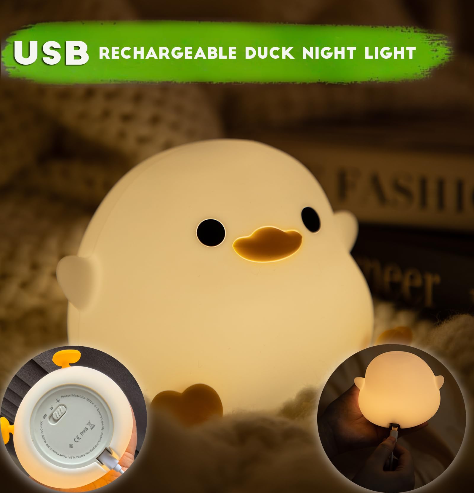 DREAMING MY DREAM adjustable brightness timer duck light helps smooth bedtime transitions