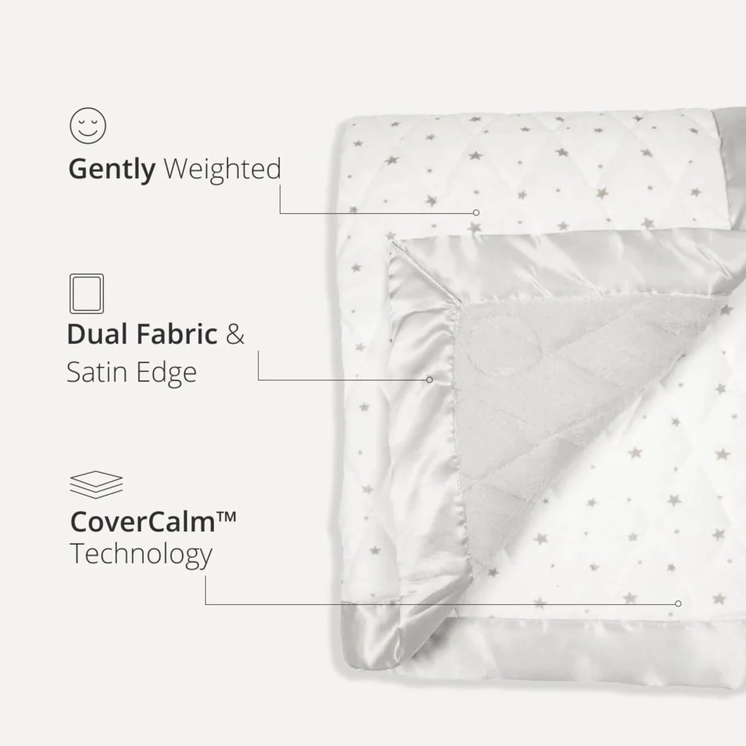 Dreamland Baby machine-washable blanket ready for easy care