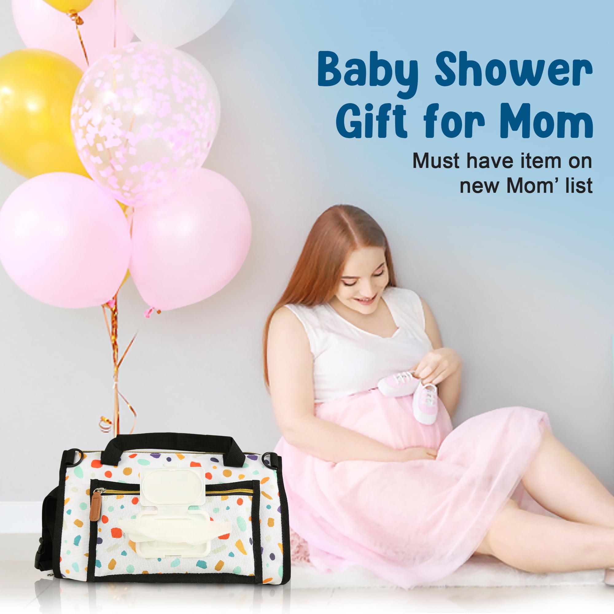 Dreamland Delights easy-clean, durable changing pad for busy parents