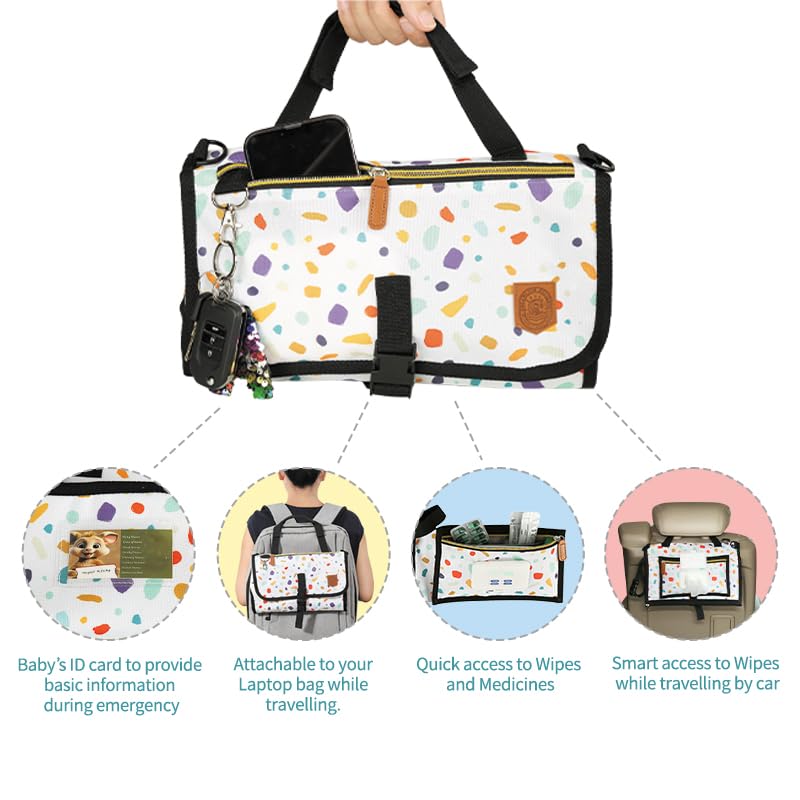 Dreamland Delights ergonomic padded changing pad providing baby comfort