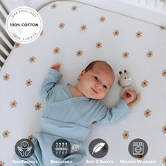 Dreamology crib sheets 52x28 fit snugly on standard cribs.