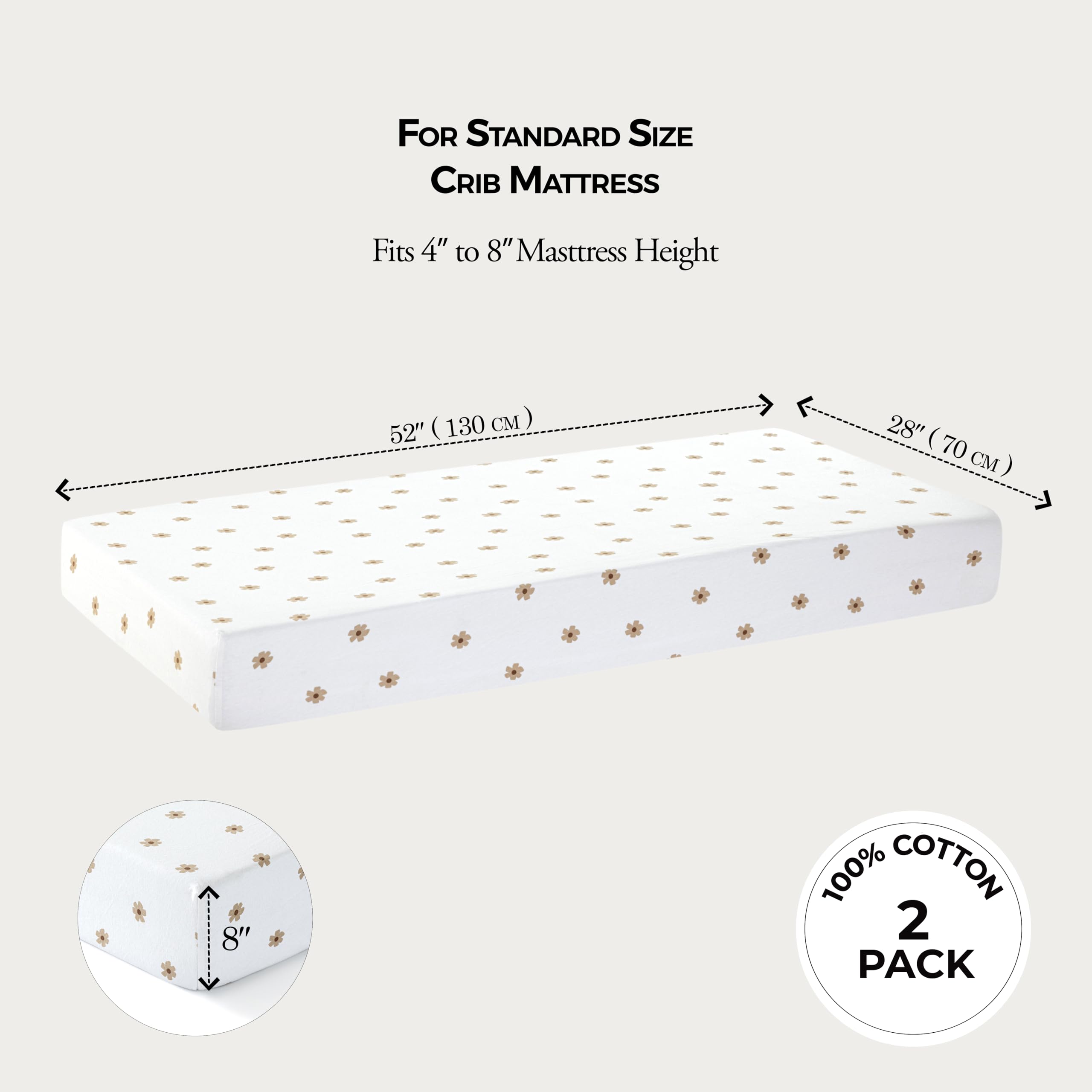 Dreamology crib sheets hypoallergenic fabric ideal for sensitive skin.