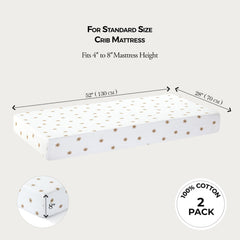 Dreamology crib sheets hypoallergenic fabric ideal for sensitive skin.
