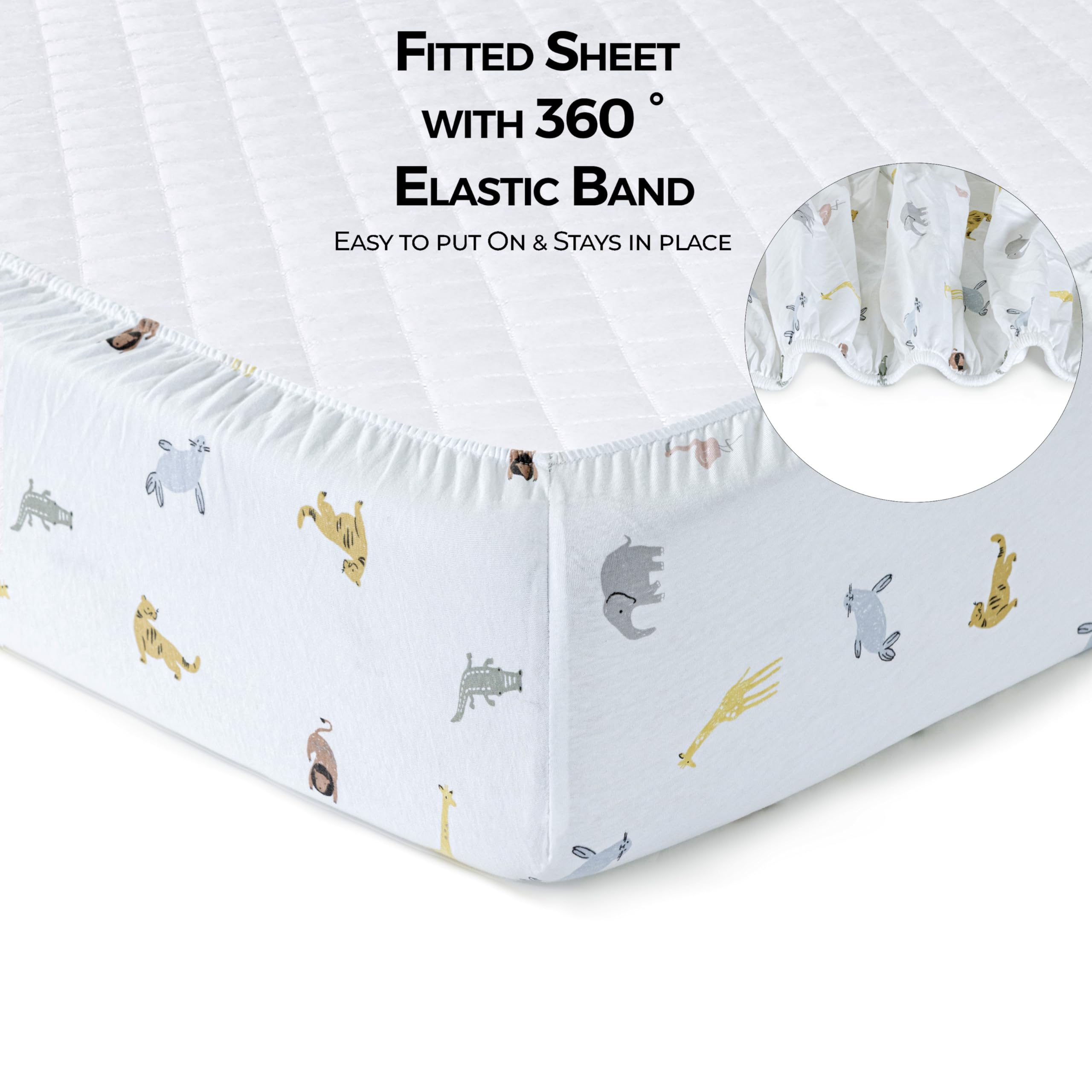 Dreamology machine washable crib sheet stays soft after washing