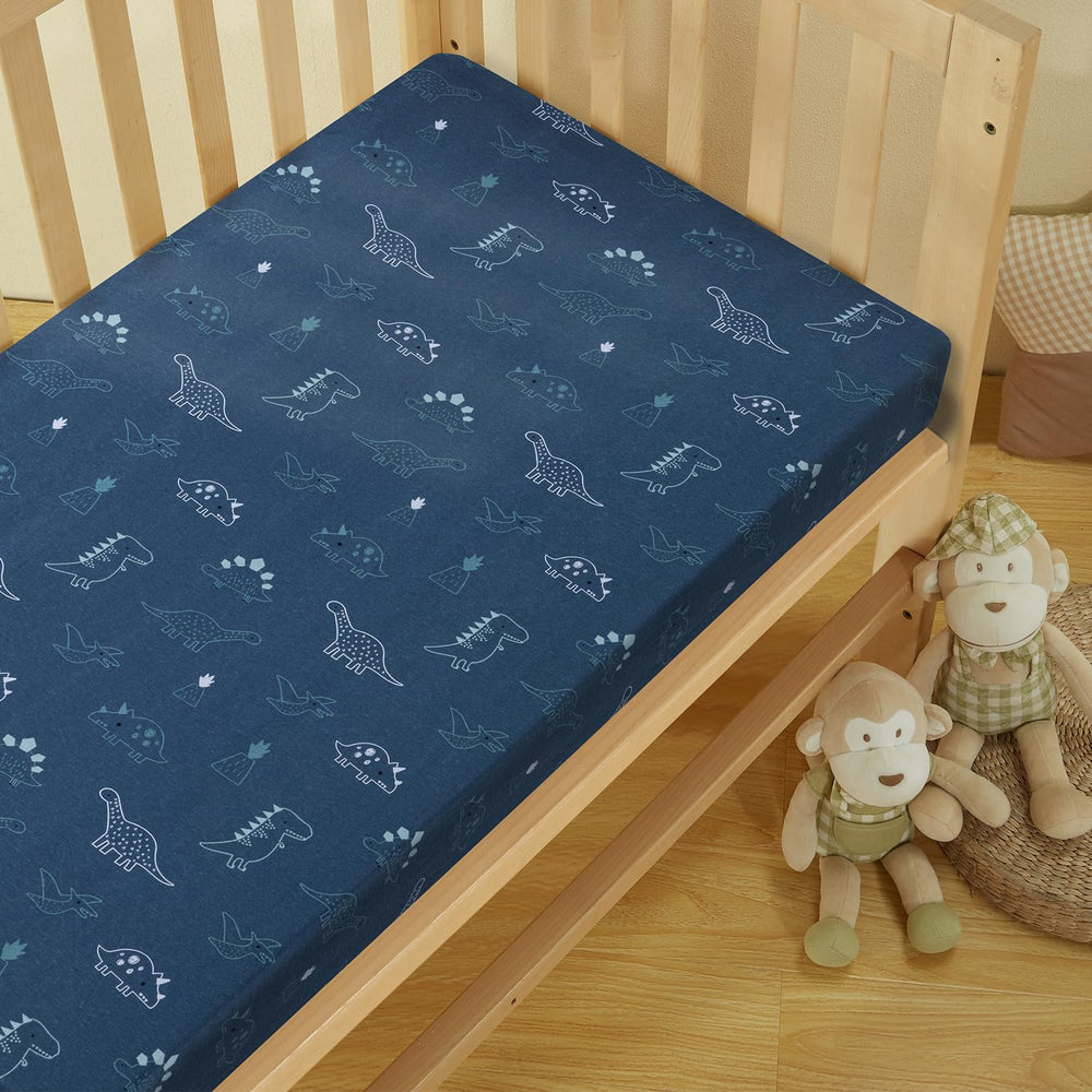 Dreamology crib sheets are machine washable for quick, simple cleanups.