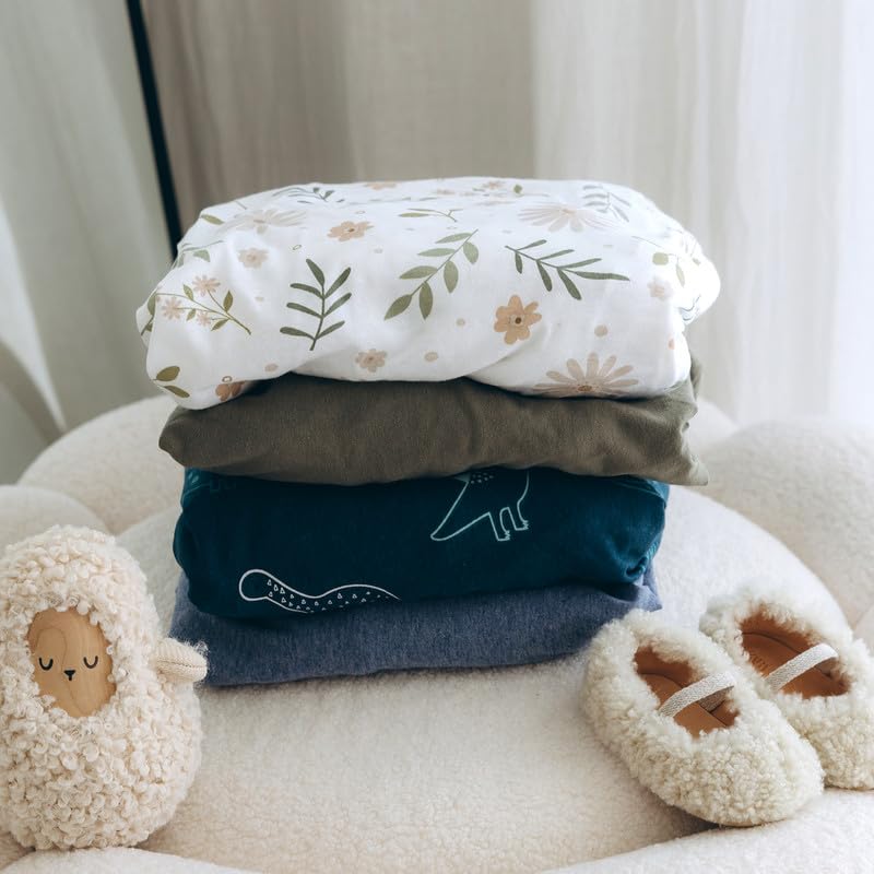 Dreamology nursery color options crib sheets in coordinating hues