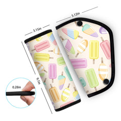 DreamsLink.LC seat belt cover on stroller strap demonstrates padding for comfortable rides.