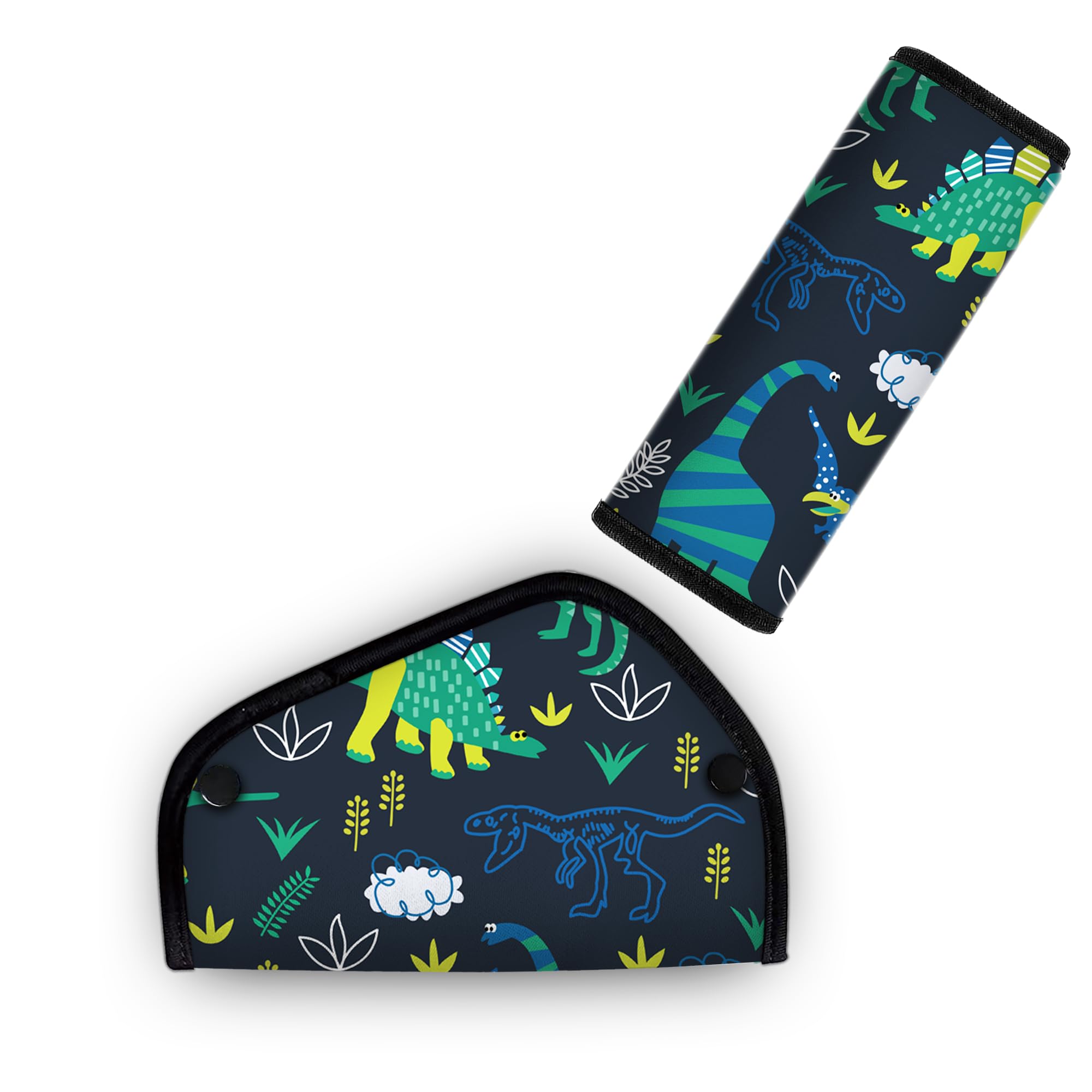 DreamsLink.LC dinosaur-pattern seat belt pad cushions neck for comfy car rides