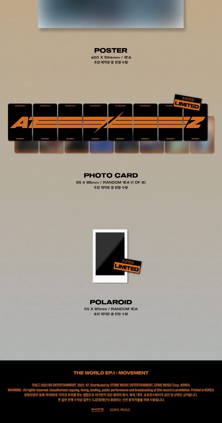 DREAMUS ATEEZ World EP.1 photo card inclusion