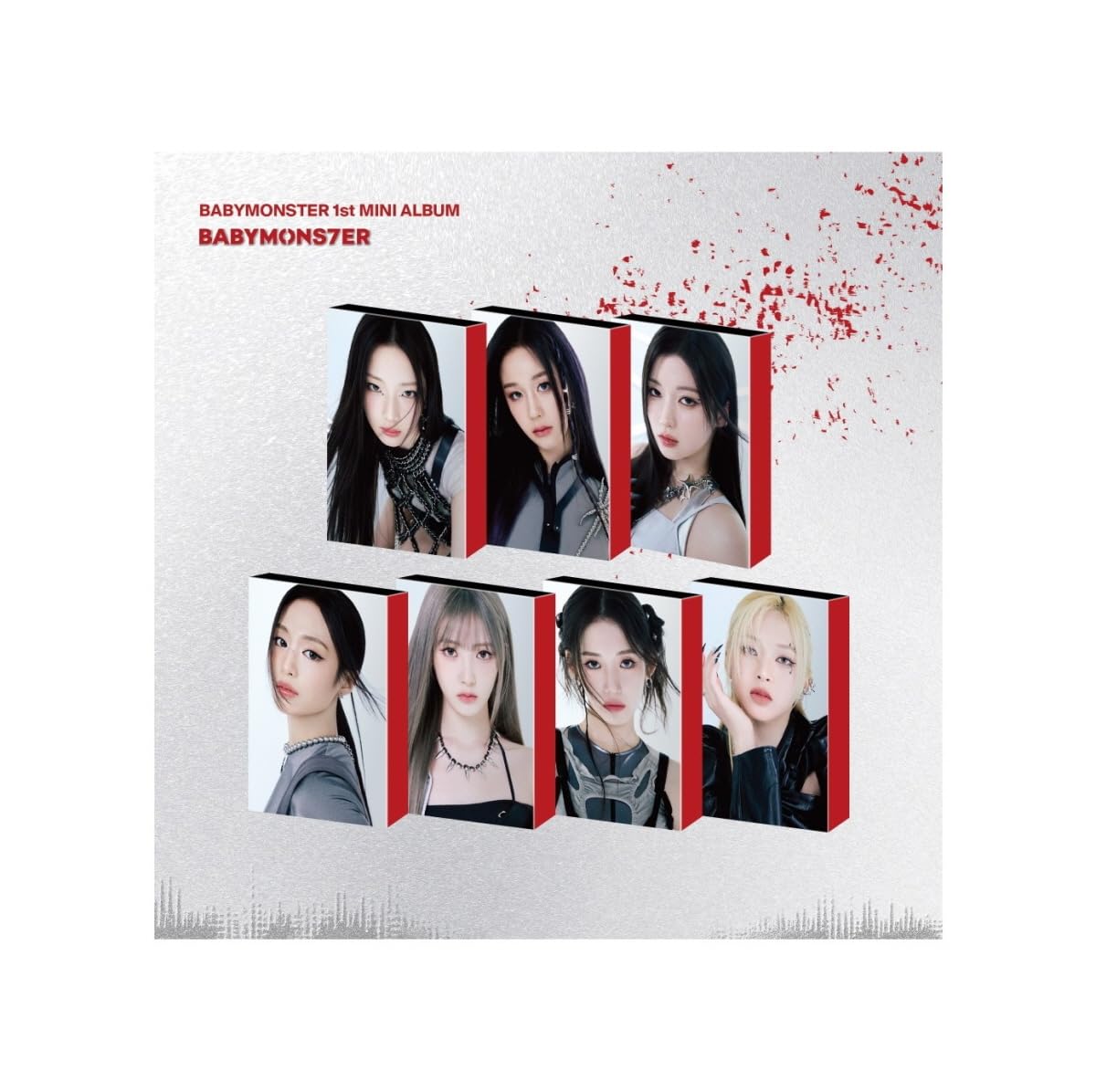 Dreamus BABYMONSTER first mini album cover showcases vibrant art for collector display