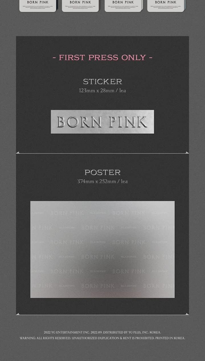 DREAMUS Blackpink Born Pink gray instant film—instant tangible photos to cherish.