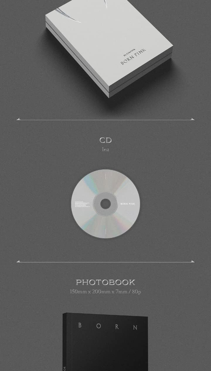 DREAMUS Blackpink Born Pink gray photobook—high-quality visuals to savor.
