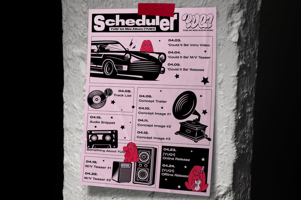 DREAMUS G-IDLE Yuqi YuQ1 inside-art pages for immersive listening