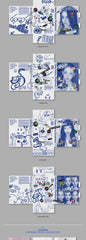 DREAMUS NewJeans Bluebook contents spread for quick reference and display.