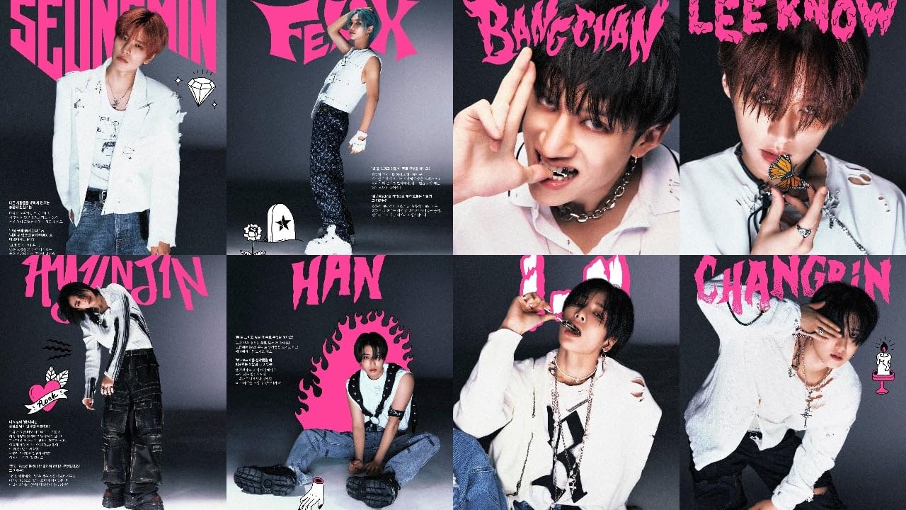 DREAMUS Stray Kids ROCK-STAR cover art highlighting vibrant design