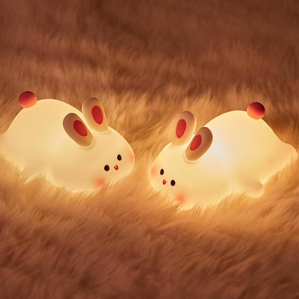 Drecoam Bunny Lamp breastfeeding-light image conveys gentle illumination during nursing.