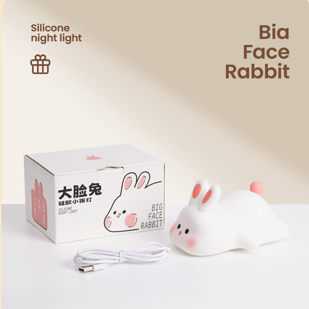 Drecoam Bunny Lamp packaging render highlights gift-ready presentation.