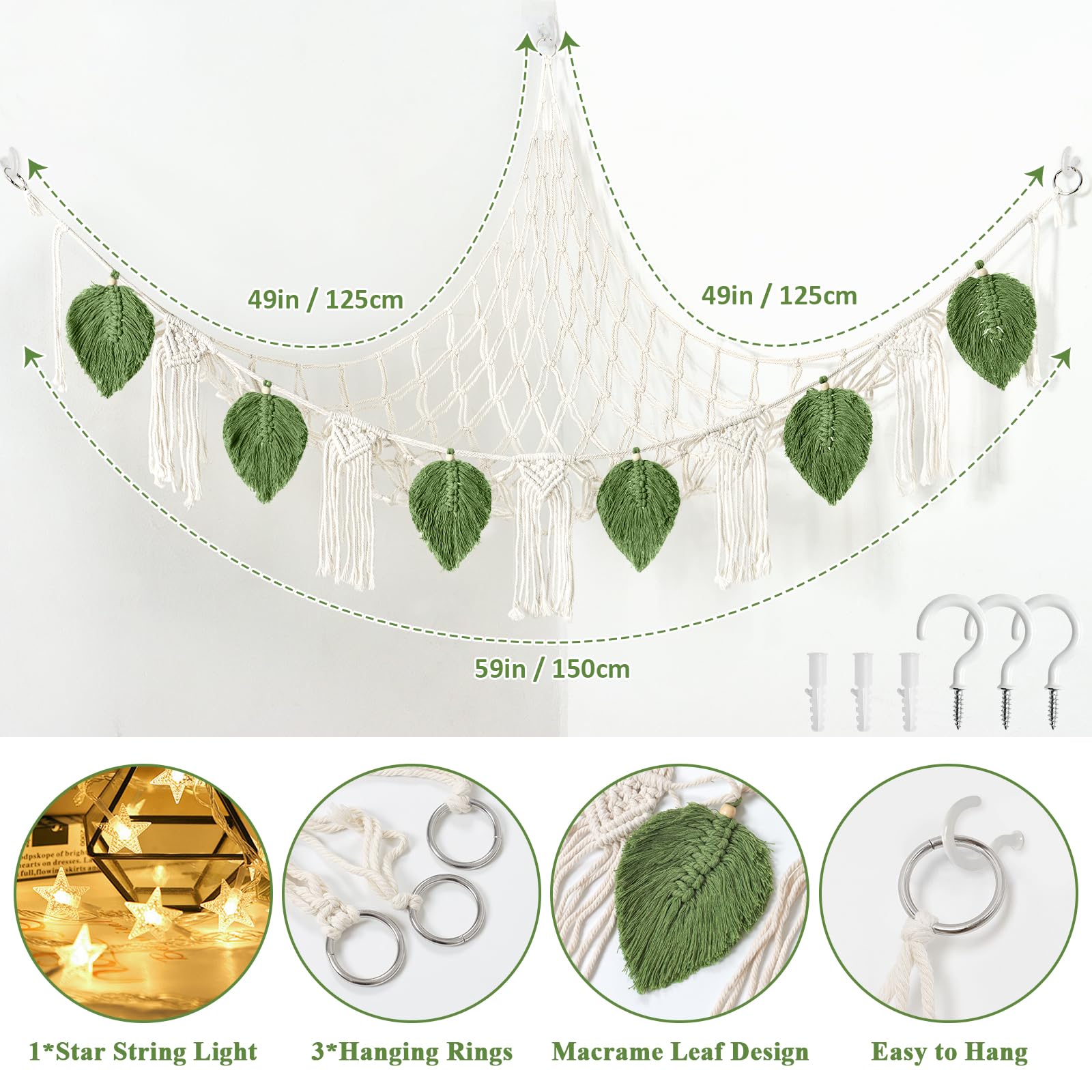 Dremisland hanging organizer wall mount with hooks demonstrates practical space-saving setup