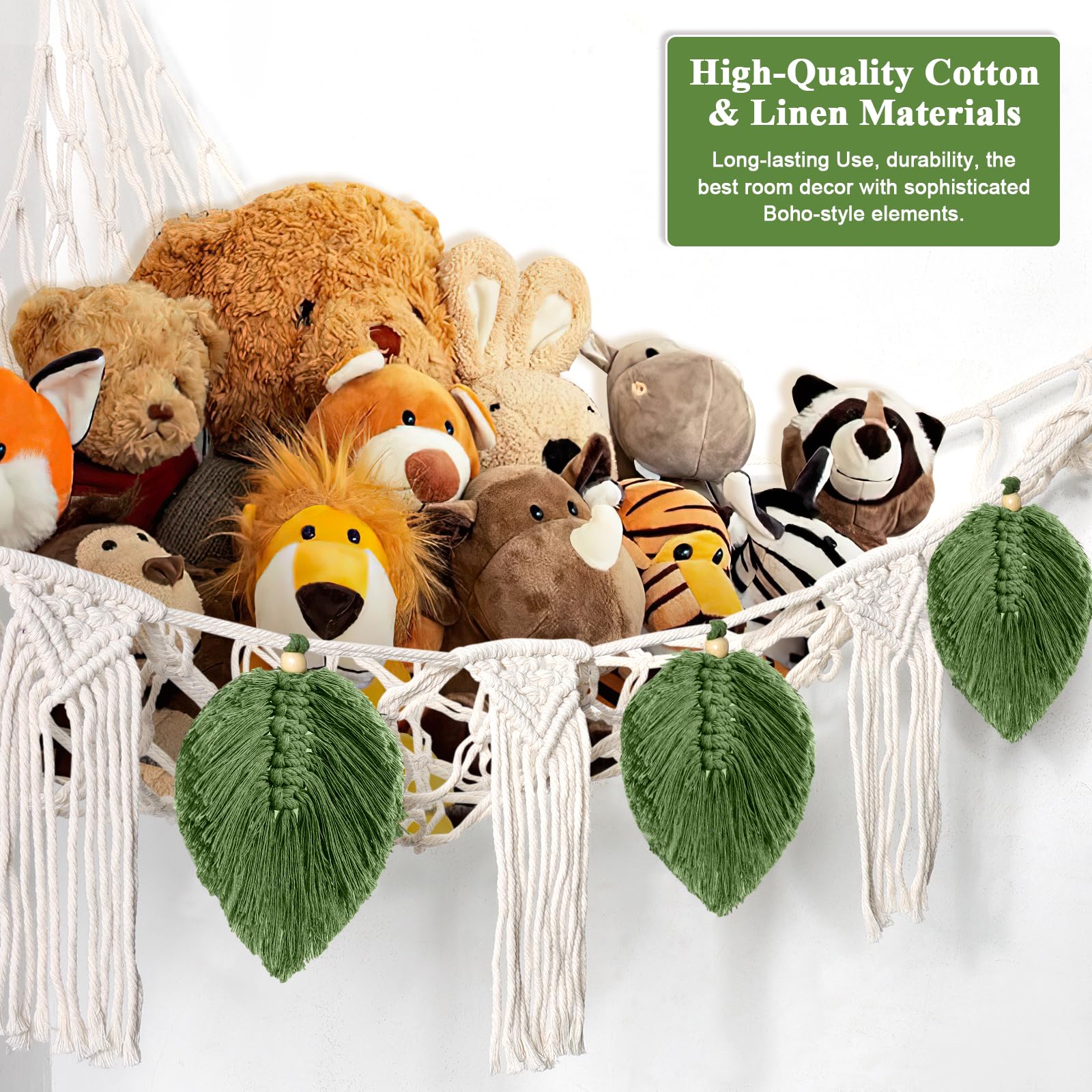 Dremisland wide shot toy hammock dimensions 59in by 49in by 49in