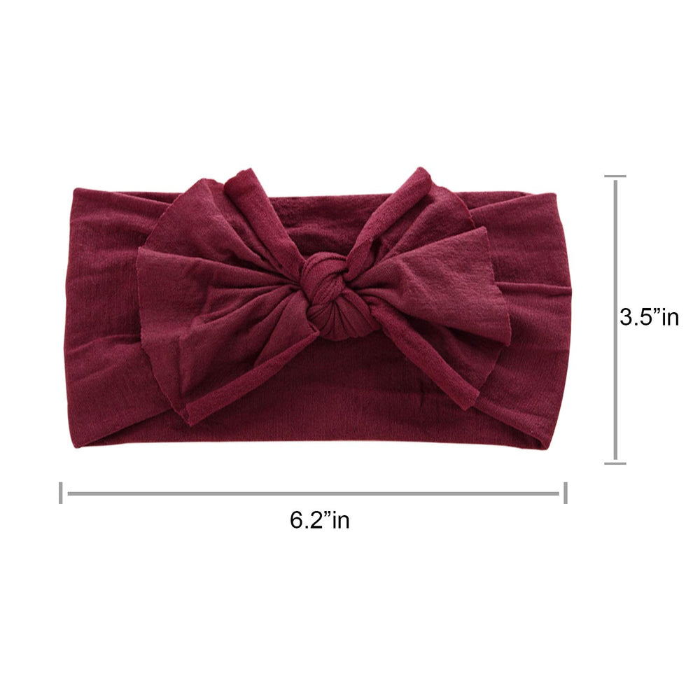 DRESHOW BQUBO nylon headband lightweight and breathable on tiny heads.