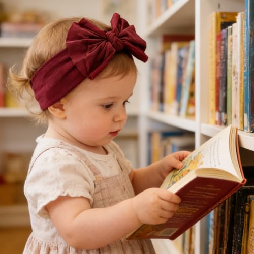 DRESHOW BQUBO headband with oversized bow adds retro charm to outfits.