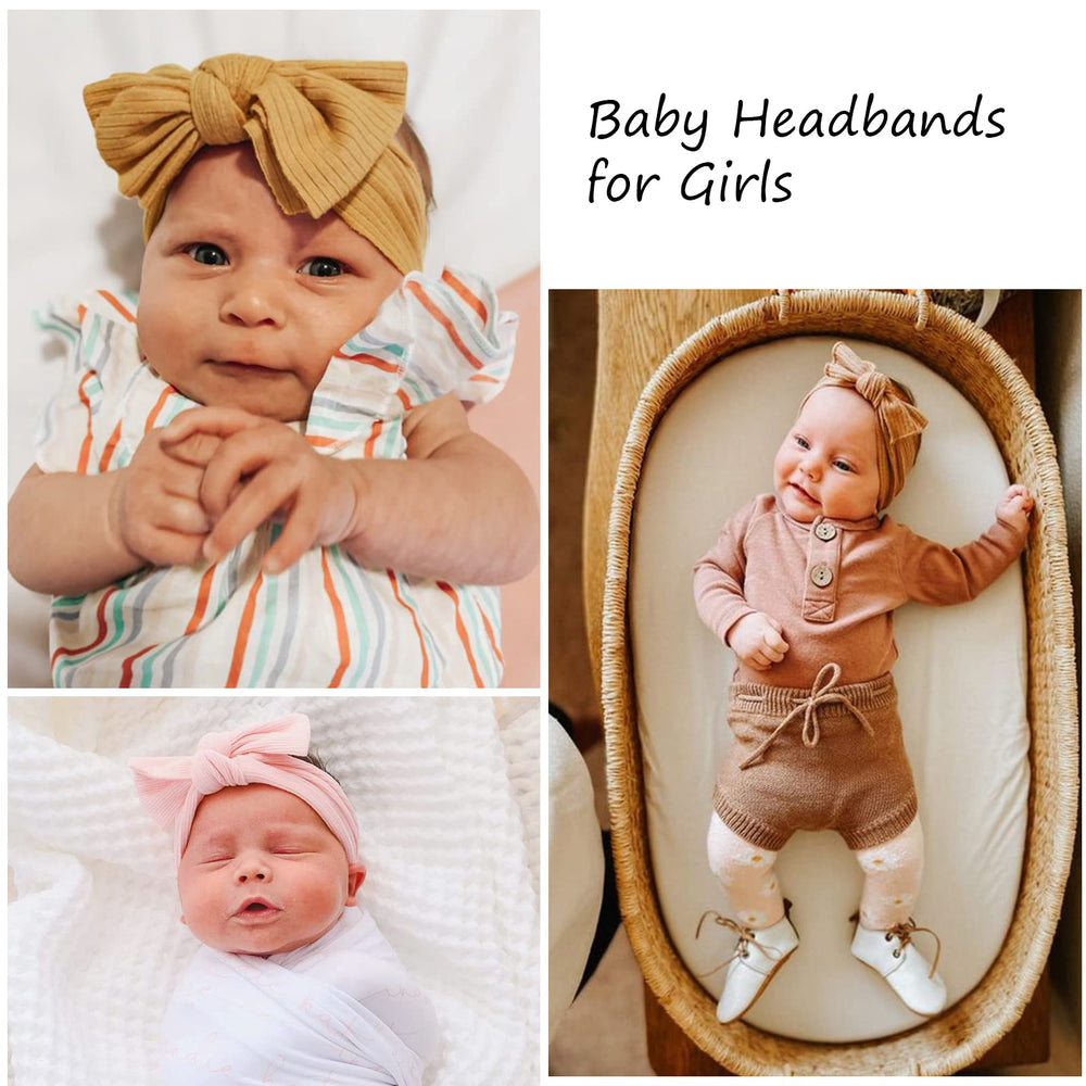 DRESHOW BQUBO newborn headband in soft nylon for day-to-day comfort.