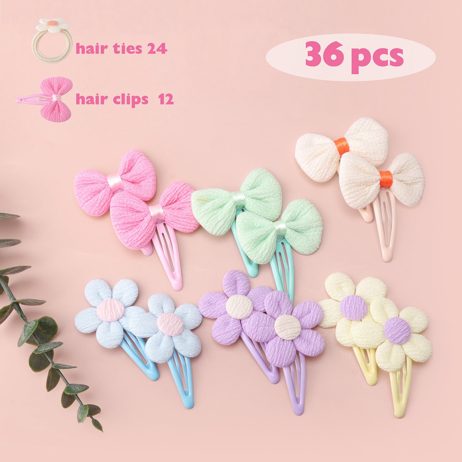 DRESHOW BQUBO soft elastic ties hold hairstyles during play