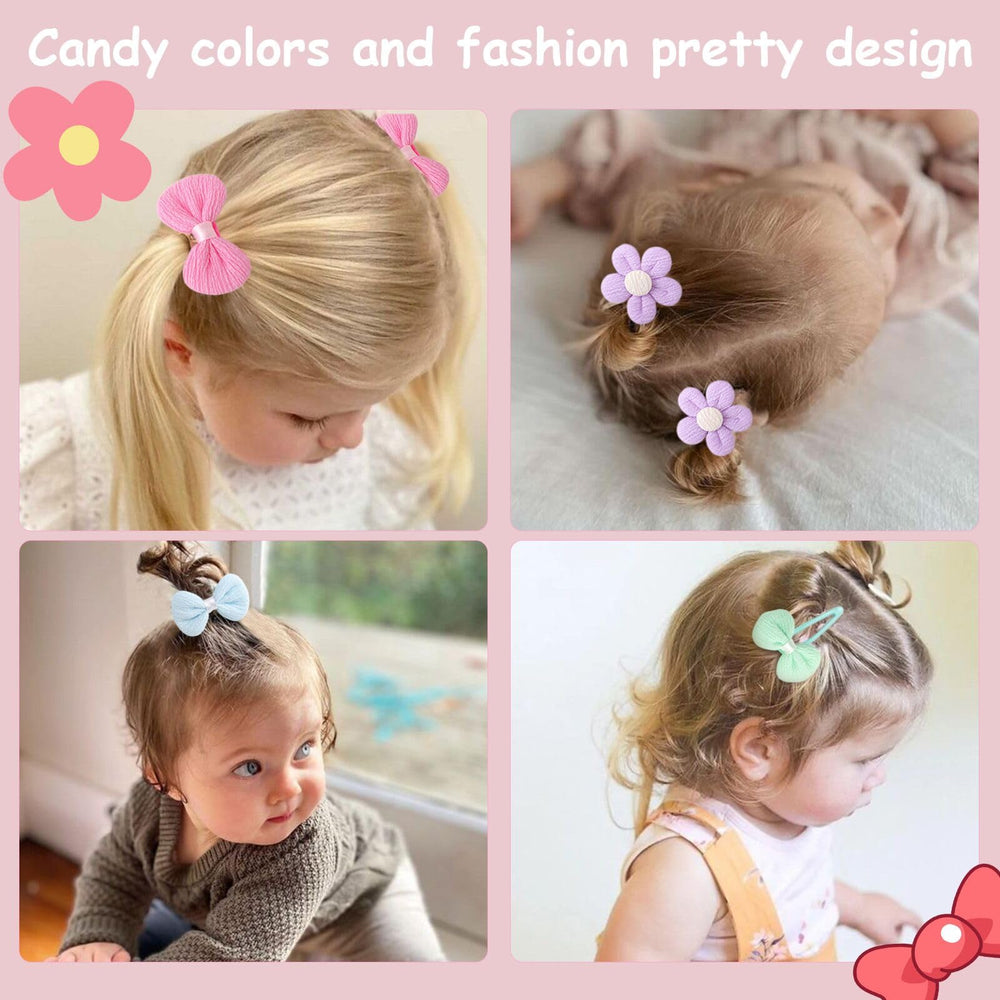 DRESHOW BQUBO snap clips in metal for secure, neat ponytails