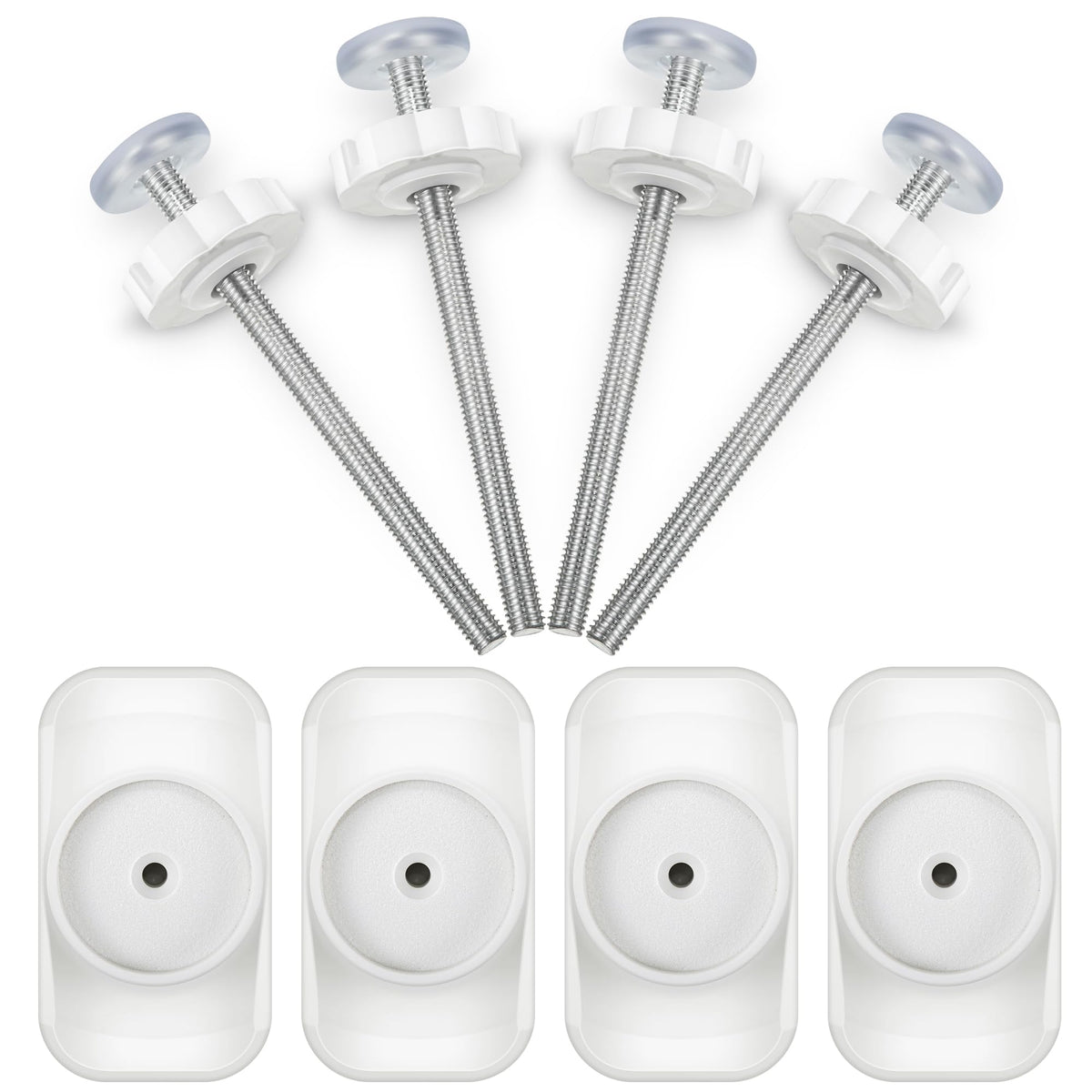 Dreyoo baby gate extender rod 5in length extends reach for wider openings with stability.