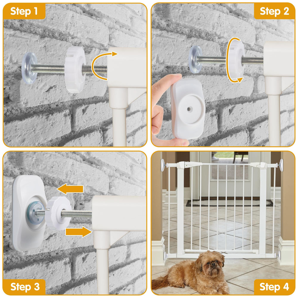 Dreyoo extender fits most safety gates and banisters.