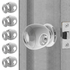 Driddle door knob cover 5-pack front view for quick child safety.