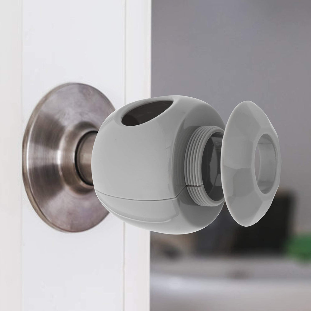 Driddle in-use demonstration on a door knob.