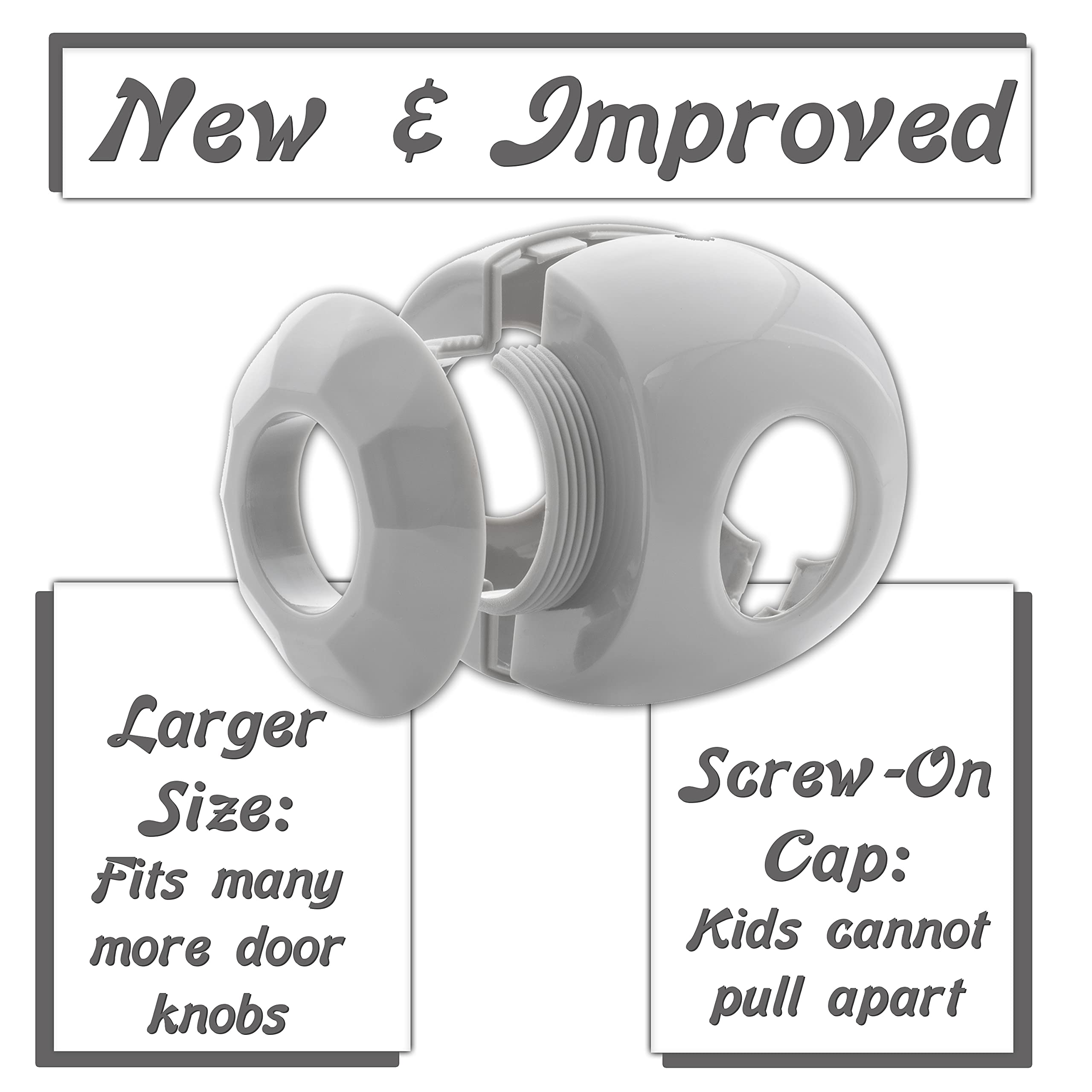 Driddle door knob cover material close-up in safe polypropylene.