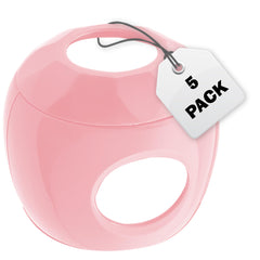 Driddle door knob safety cover pink pack shows simple home childproofing.