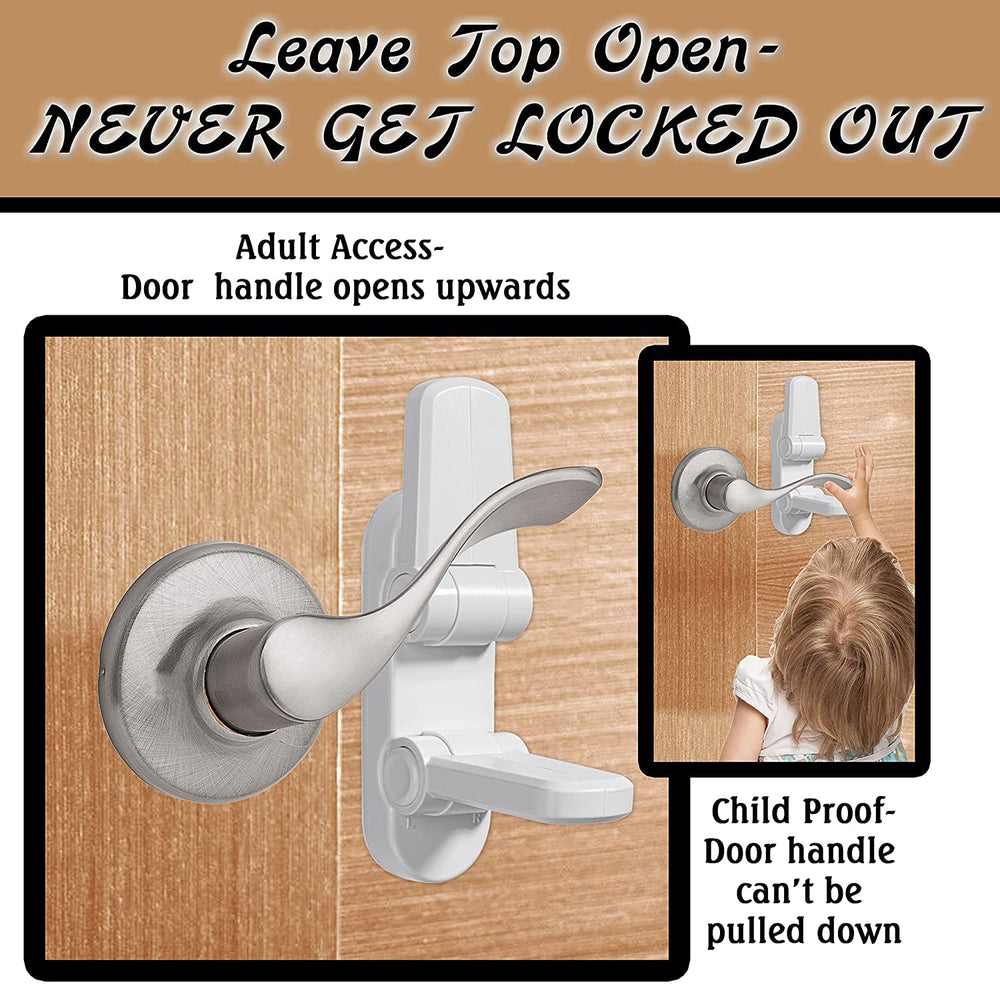 Driddle white sleek design blends with décor while baby proofing.