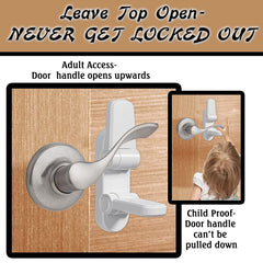 Driddle white sleek design blends with décor while baby proofing.